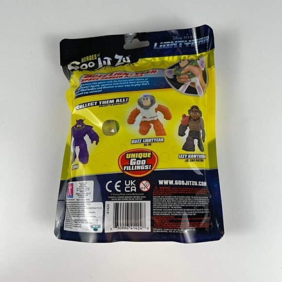 Disney Pixar Goo Jit Zu Hero Buzz Ligthyear XL-15 Hero Toy green New Sealed - Picture 2 of 2